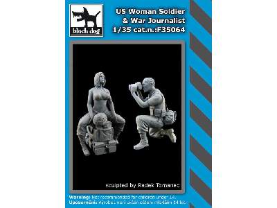 US Woman Soldier -war Journalist - image 2