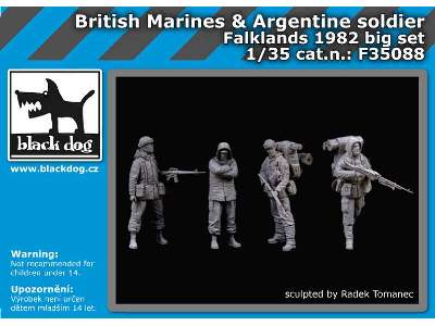British Marines Plus Argentine Soldier Big Set - image 2