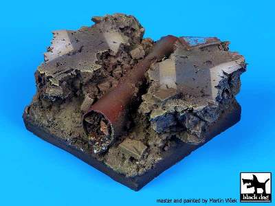 Cracked Road With Pipe Base Fantasy Base - image 3