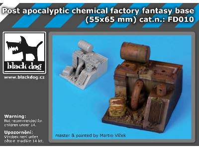 Post Apocalyptic Chemical Factory Fantasy Base - image 5