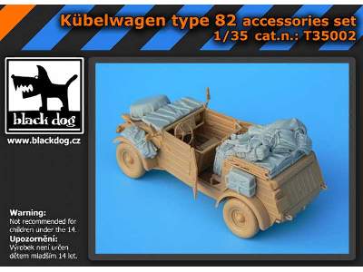 Kübelwagen Type 82 Accessories Set For Tamiya Kit, 15 Resin Part - image 4