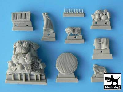 Sd.Kfz. 222 & 223 Accessories Set For Tamiya Kits, 12 Resin Part - image 6