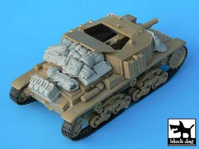 Semovente M40-75/18 Accessories Set For Tamiya Kit, 17 Resin Par - image 2