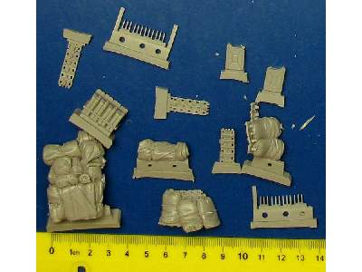 Semovente M40-75/18 Accessories Set For Tamiya Kit, 17 Resin Par - image 7