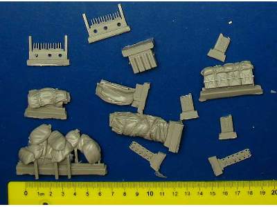 Carro Armato Accessories Set For Tamiya Kit, 18 Resin Parts - image 7