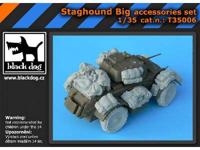 Staghound Big Accessories Set For Bronco Kit, 23 Resin Parts - image 4