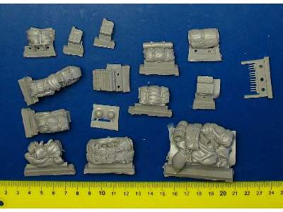 Staghound Big Accessories Set For Bronco Kit, 23 Resin Parts - image 8