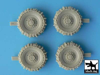 Staghound Snowchained Wheels Set For Bronco Kit, 4 Resin Parts - image 1