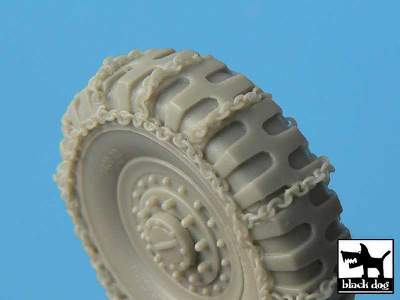 Staghound Snowchained Wheels Set For Bronco Kit, 4 Resin Parts - image 2