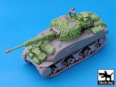 British Sherman Firefly Hessian Tape Camo Net For Dragon - image 2