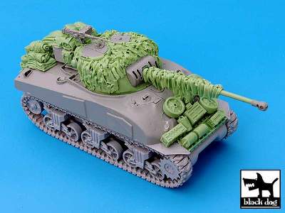 British Sherman Firefly Hessian Tape Camo Net For Dragon - image 3