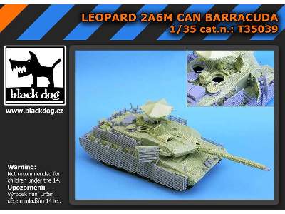 Leopard 2a6m Can Barracuda For Trumpeter - image 4