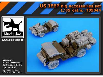 US Jeep Big Accessories Set For Tamiya - image 4