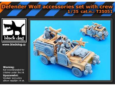 Defender Wolf Accessories Set With Crew For Hobby Boss - image 4