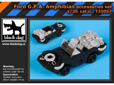 Ford G.P.A Amphibian Accessories Set For Tamiya - image 4