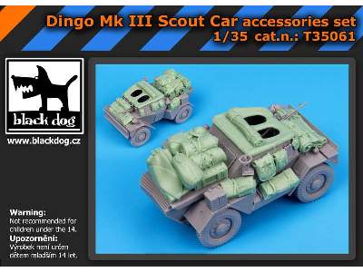 Dingo Mk Iii Scot Car Accessories Set For Mini Art - image 4