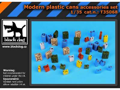 Moder Plastic Cans Accessories Set - image 4