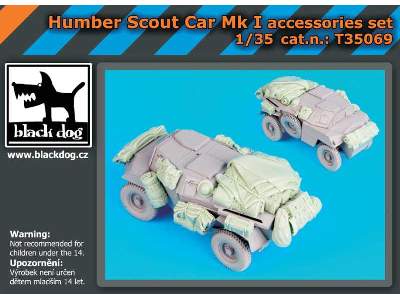 Humber Scout Car Mk I Accessories Set For Bronco Models - image 6