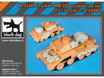 British Cruiser Mk Ii Accessories Set For Bronco Models - image 5