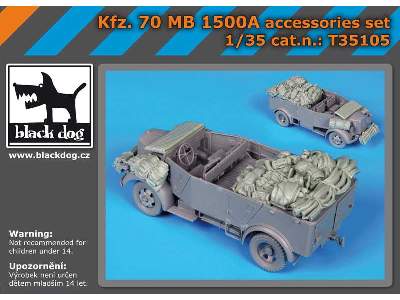 Kfz. 70 Mb 1500a Accessories Set For Mini Art - image 5