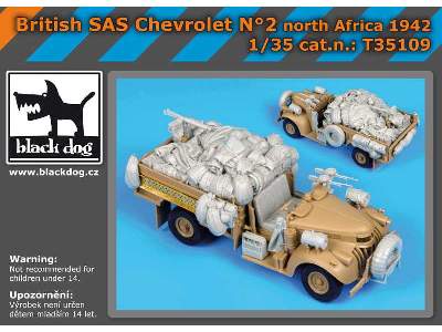 British Sas Chevrolet N°2 Nort Africa 1942 For  Tamiya - image 5