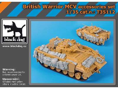 British Warrior Mcv Accessories Set For Academy - image 5