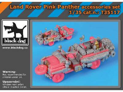 Land Rover  Pink Panther Accessories Set For Italeri - image 5