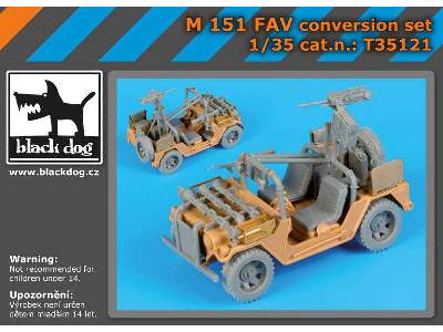 M-151 Fav Conversion Set For  Tamiya - image 5