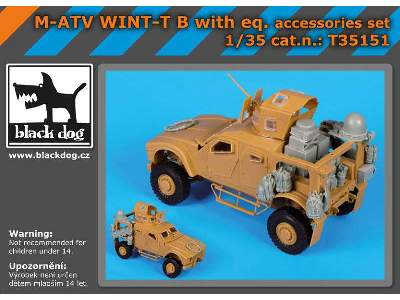 M-atv Wint-t B With Equip.Accessories Set For Panda - image 5