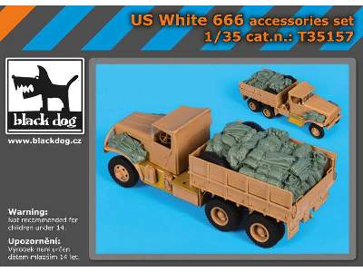 US White 666 Accessories Set For Hobby Boss - image 5