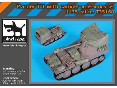 Marder Iii With Canvas Accessories Set For Dragon - image 5