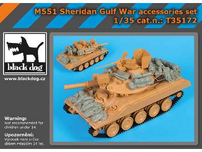 M 551 Sheridan Gulf War Accessories Set For Academy - image 5