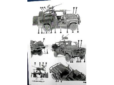 Land Rover Australian Spec.Forces Accessories Set For Hobby Boss - image 11
