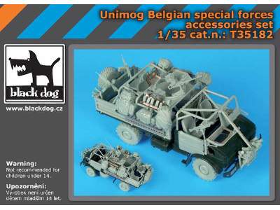 Unimog Belgian Spec. Forces Accessories Set For Revell - image 1