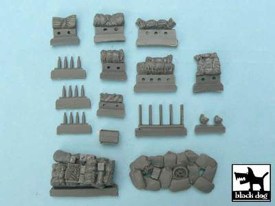 M 10 Accessories Set For Tamiya 32519, 25 Resin Parts - image 5