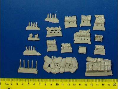 M 10 Accessories Set For Tamiya 32519, 25 Resin Parts - image 6
