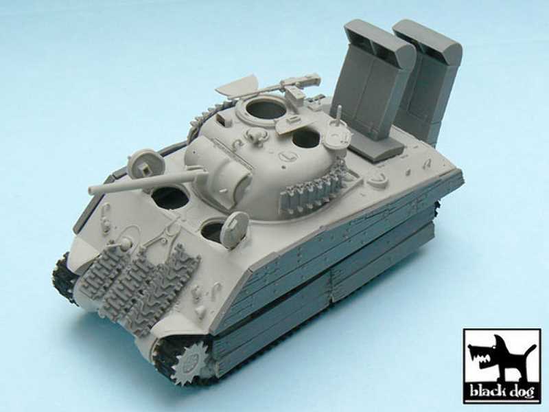 US Marine Sherman Accessories Set For Hobby Boss 84803, 19 Resin - image 1