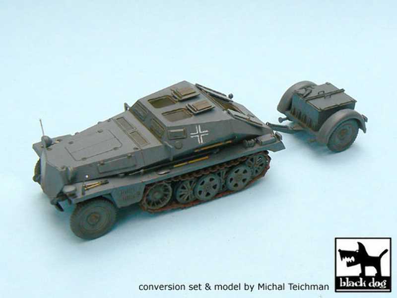 Sd.Kfz.252 + Sd.Anh.32 Conversion Set For Tamiya 32550, 26 Resin - image 1