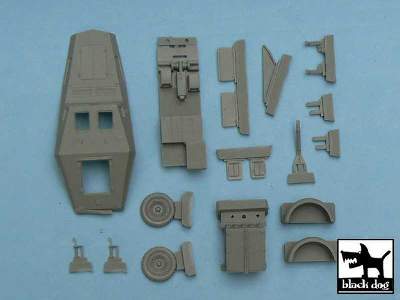 Sd.Kfz.252 + Sd.Anh.32 Conversion Set For Tamiya 32550, 26 Resin - image 4