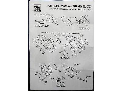 Sd.Kfz.252 + Sd.Anh.32 Conversion Set For Tamiya 32550, 26 Resin - image 7