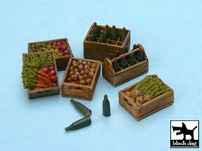 Food Supplies #2 Accessories Set 24 Resin Parts + Bottles - image 1