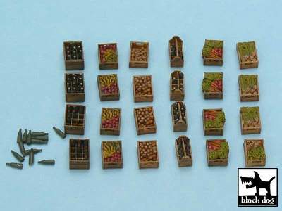 Food Supplies #2 Accessories Set 24 Resin Parts + Bottles - image 2