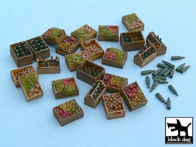 Food Supplies #2 Accessories Set 24 Resin Parts + Bottles - image 3