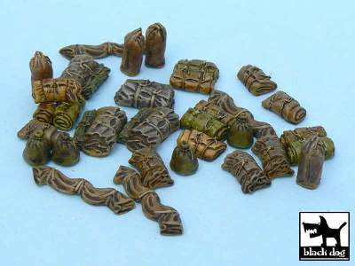 Tentage + Bedrolls #3 Accessories Set 28 Resin Parts - image 3