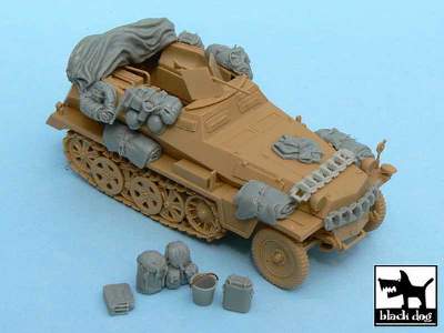 Sd.Kfz.250 Accessories Set For Tamiya 32550, 18 Resin Parts - image 1