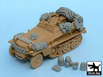 Sd.Kfz.250 Accessories Set For Tamiya 32550, 18 Resin Parts - image 2