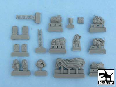 Sd.Kfz.250 Accessories Set For Tamiya 32550, 18 Resin Parts - image 5