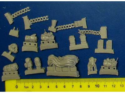 Sd.Kfz.250 Accessories Set For Tamiya 32550, 18 Resin Parts - image 6