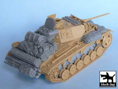 Pz.Kpfw.Iii Ausf L Accessories Set For Tamiya 32524, 10 Resin Pa - image 1