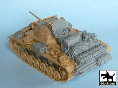 Pz.Kpfw.Iii Ausf L Accessories Set For Tamiya 32524, 10 Resin Pa - image 3
